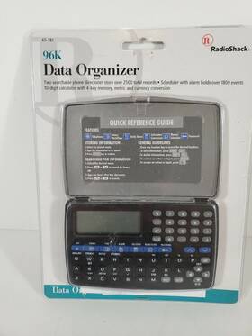 No.65-781 Radioshack 65-781 Vintage Radio Shack Pc Interface 96k Data Organizer. New Sealed Nos