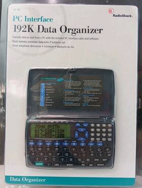 650-0779 Radioshack 192k Data Organizer With Pc Interface Cable And Software New/sealed