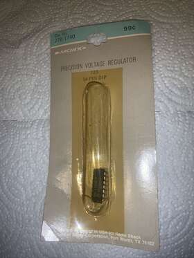 276-1740 Radioshack 723-14 Radio Shack Archer Precision Voltage Regulator 723 14 Pin Dip Sb18