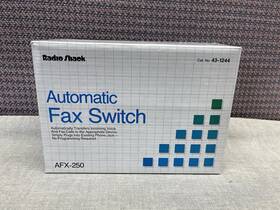 43-1244 Radioshack Afx-250 Radio Shack Automatic Fax Switch Cat. No. In Box