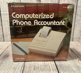 Cpa-1000 Radioshack Vintage Duofone Computerized Phone Accountant Radio Shack Tested Works