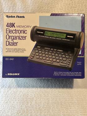 Ec-342 Radioshack Nos Radio Shack 48k Memory Electronic Organizer Dialer