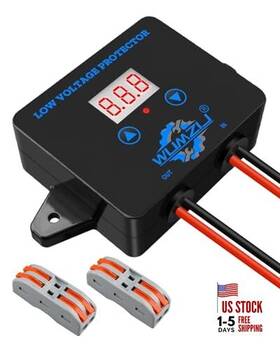 Dm0614 Rainyuparts 12v-36v Dc Digital Low Voltage Protection Module With Display Over Discharge