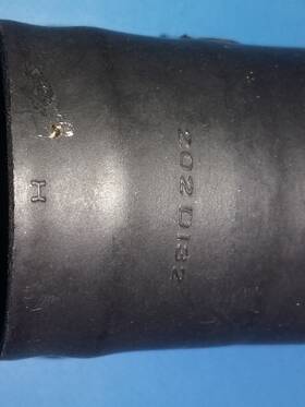 202d132-3-0 Raychem Heat Shrink Transition Boot With Lip 1 Lot Of 2ea