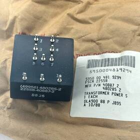 5950-00-481-9294 Raytheon 480285-2 Transformer 612-497 Pn480285-2 Nsn 10.0 Khertz