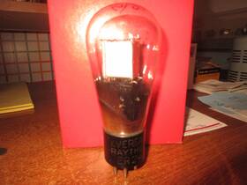 Raytheon Er-247 1 Nos Testing Box Plate Audio Radio Tube