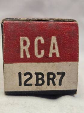 12br7 Rca Radiotron Electron Tube New In Box Old Stock