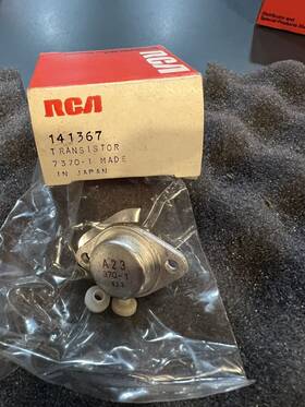 7370-1 Rca 141367 Nos Part # Transitor Japan Made