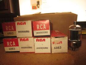 8032a Rca 6883/8032a/8552 7 Nos Nib Audio Radio Tubes