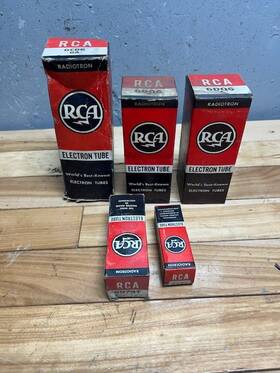 5651 Rca 6cd6 Electron Tube - Lot Of 5 Tubes New 6dq6