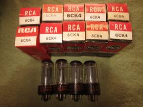 6ck4 Rca 10 Nos Nib 8 Matched Pairs Ham Radio Audio Tubes