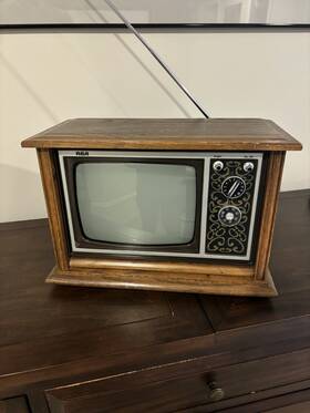 Am101s Rca Rare 1960s 9 Inch Vintage Tv - Great Working Condition