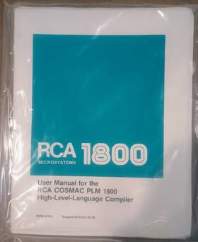 Cdp18s839v4 Rca Cosmac Plm 1800 High-level-language Compiler - New In Sealed Factory Package