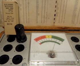 Crc-6sj7-vt-116 Rca Vintage Wwii Army Navy Jan Vacuum Tube Fc1 Tested Strong
