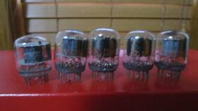 6c10 Rca & Ge 5 Nos Tested And Fender Ampeg Guitar Amp. Audio Tubes