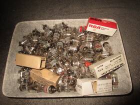 5654 Rca Ge & Other 6bq5/el84 100 Nos Nib And 6ak5/5654 Ham Radio Audio Tubes