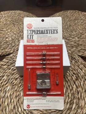 Kd2105 Rca Silicon Controlled Rectifier Experimenters Kit 8 Pcs Vintage Nos New
