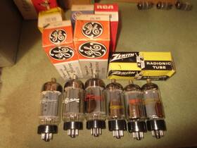26lw6 Rca & Other 4 Nos Nib And 2 6lw6 Ham Radio Audio Tubes
