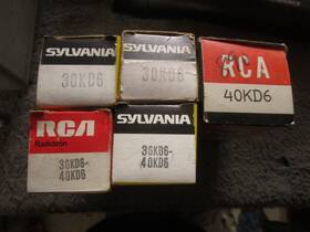 36kd6 Rca & Other 40kd6 5 Nos Nib 30kd6 And 36kd6/40kd6 Ham Radio Sweep Tubes