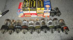 6ah4gt Rca & Other 20 Nos Nib To Strong And Radio Audio Tubes