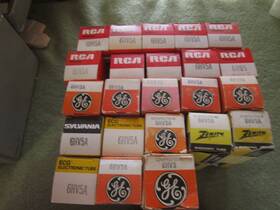 6hv5 Rca & Other 22 Nos Nib And Ham Radio Audio Tubes