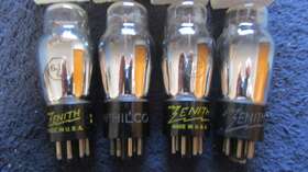 6j5g Rca & Other 4 Nos Testing Zenith And Audio Radio Tubes