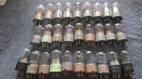 6j5gt Rca & Other 25 And Zenith Radio Audio Tubes
