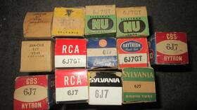6j7gt Rca & Other 12 Nos Nib And 6j7 Ham Radio Audio Tubes