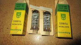 Ez40 Rca & Other 6v5/ez40 2 Mint Amperex 6v4/ Ham Radio Audio Tubes
