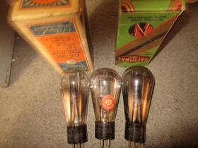 Ux-281a Rca & Other 3 Nos And Nu 2 Are Nib Ux-281 Globe Radio Audio Tubes