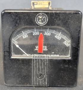 Rca-x-35 Rca Volt Panel Meter 0-500