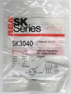 Ge-230 Rca Sk3040 Npn Transistor Replaces