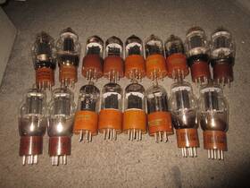 5933 Rca & Sylvania 16 Nos To Strong And Other 807/5933 Radio Audio Tubes