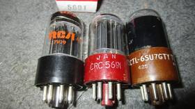 6su7gty Rca & Tungsol 3 Nos Nib To 100% And 5691 6su7gt Audio Tubes