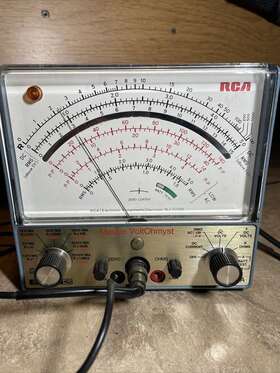 Wv-510a Rca Used Master Voltohmyst Untested