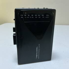 14-1081 Realistic Scp-42 Stereo Cassette Tape Player Recorder Mate Works