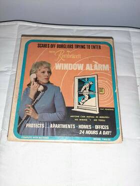 Wa25 Rembrant Rembrandt Home Security Window Alarm Vintage Nos