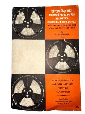 Te-24 Robins Industries Co Vintage Tape Editing Splicing For Professional Amateur Recordist Haynes