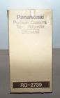 Rq-2739 Panasonic Vintage Tape Player Recorder Slim Line