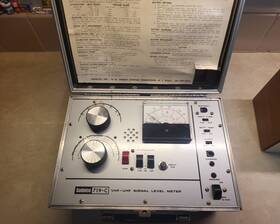 719-c Sadelco Vintage Vhf Uhf Signal Level Meter Attenuator - For Parts Or Repair
