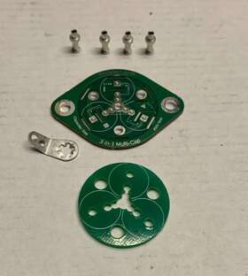3-1mc Scottys Sled Shed Multi-sector Capacitor Circuit Board. 450v Up To Three Capacitors. 7/8-1 Inch