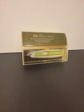 2199 Sears Vintage Electric Scissors In Original Case Works Euc 2 Speed Lighted