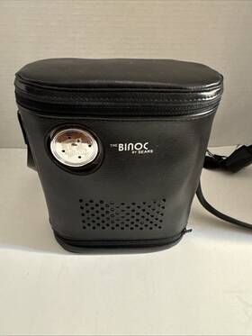 50390050 Sears Vintage The Binoc Portable Black And White 2 Inch Tv Am/fm Radio Not Working