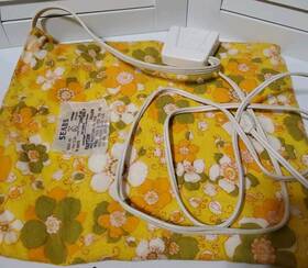 612-a Sears Working Vtg 60s Floral Heating Pad No Auto Shutoff Multi Heat Wet Proof
