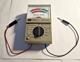 82307 Sears Vintage Craftsman 15-range Battery Tester Model # Tested / Works