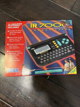 Sega 010086492033 Vintage Ir 7000 Communicator System 1990s Pda 90s For Parts Not Working