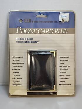 Df-211 Seiko Instruments Electronic Phone Directory Vintage New In Package