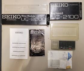 Uc-2100 Seiko Uc-2200 Programmable Keyboard Controller Artifacts No Watch For Parts