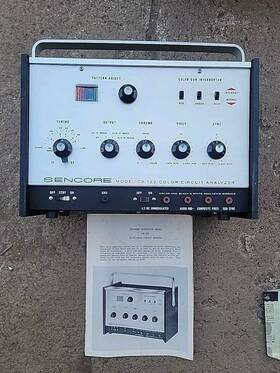 Sencore Ca122a Color Circuit Analyzer Ca-122 - Untested