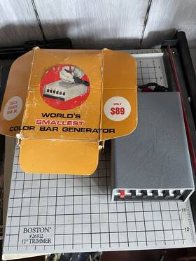 Cg22 Sencore World S Smallest Color Bar Generator